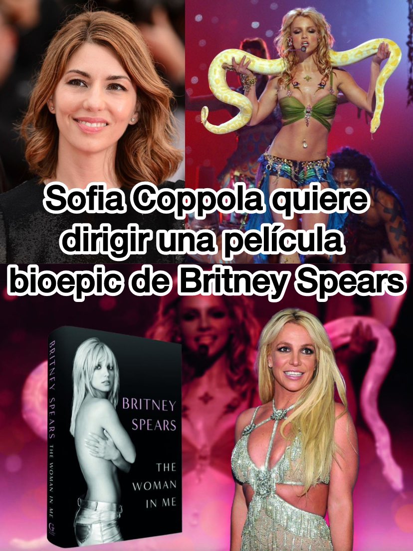 _danielencinas's tweet photo. La ganadora de #Oscar, #SofiaCoppola, comenta que está un poco obsesionada con #Britney Spears y revela que está interesada en dirigir su película biográfica. Queriendo llevar al cine la historia de la Princesa del Pop desde una mirada íntima y alejada del sensacionalismo. 🎥🎬���� https://t.co/7u6H6wy2S9