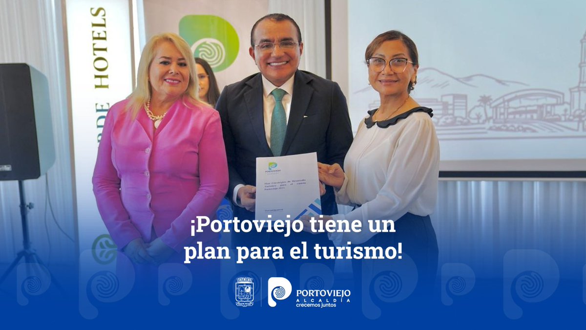 PortoviejoGAD's tweet photo. Portoviejo proyecta su crecimiento turístico con el Plan Estratégico 2026-2033, una hoja de ruta para atraer visitantes e inversiones. Gastronomía, cultura, playas y el Cerro Hojas-Jaboncillo impulsan su posicionamiento internacional. #CrecemosJuntos https://t.co/McDcu6Nd4b