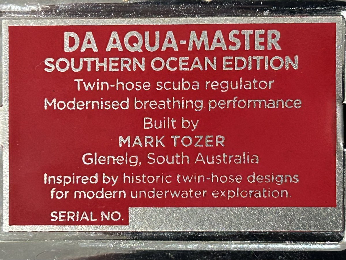 VintageScuba's tweet photo. Rebuilding a Legend DA Aqua-Master 

Took a 70-year-old twin-hose regulator and turned it into something that breathes like a modern reg.

Still looks classic however now performs like 2026.

#VintageScuba #TwinHose #AquaMaster #ScubaDiving #glenelg

https://t.co/s5eOxjn9gk https://t.co/smKfsTl6ox
