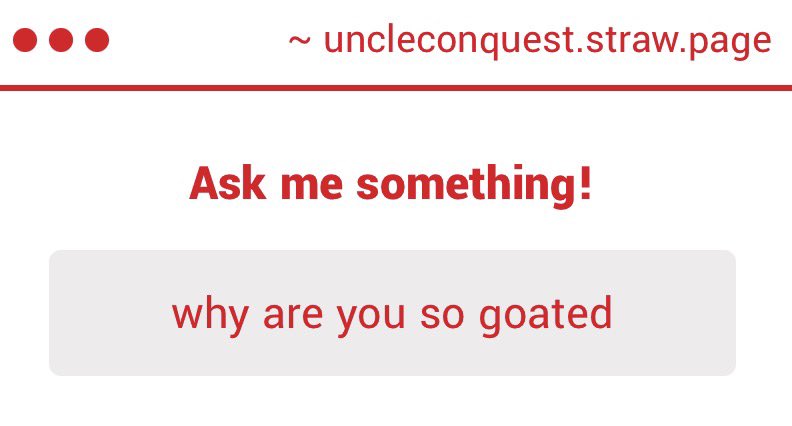 Uncle Conquest tweet media