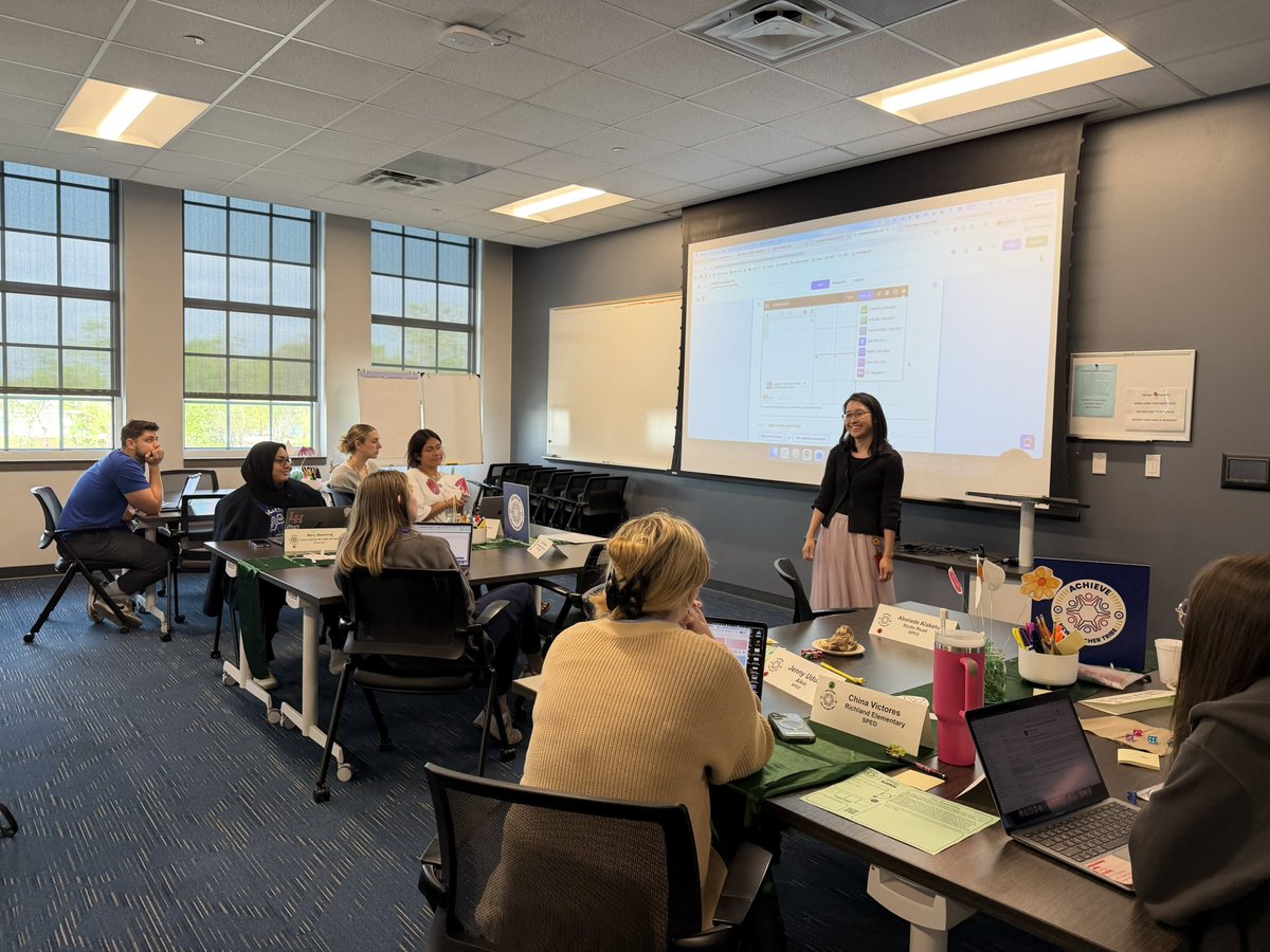 RISDiTeam's tweet photo. We had the opportunity to spend some time with new teachers during Achieve yesterday &amp; today! We loved sharing about a few of our district instructional technology tools. #RISDDreamBig  @goformative @canva @GetSchoolAI @Schoology @Seesaw https://t.co/klV2sKdNzv