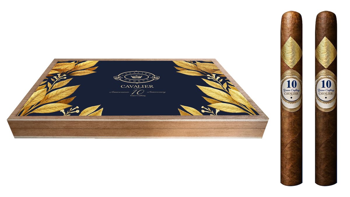 Cavalier Genève is celebrating 10 years with a unique dual-wrapper release coming in 2026. One blend, two experiences. (Link in comments)