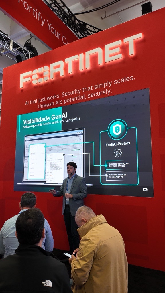 Fortinet's tweet image. Standing room only at our #Fortinet booth! 👥💬

Our afternoon sessions are packed at #RSAC2026, we're seeing a strong turnout across our theater as attendees dive into agentic AI, SecOps, SASE, and more.

📍 Stop by Booth #N5762 to connect with our experts!
🔗 Get the full
