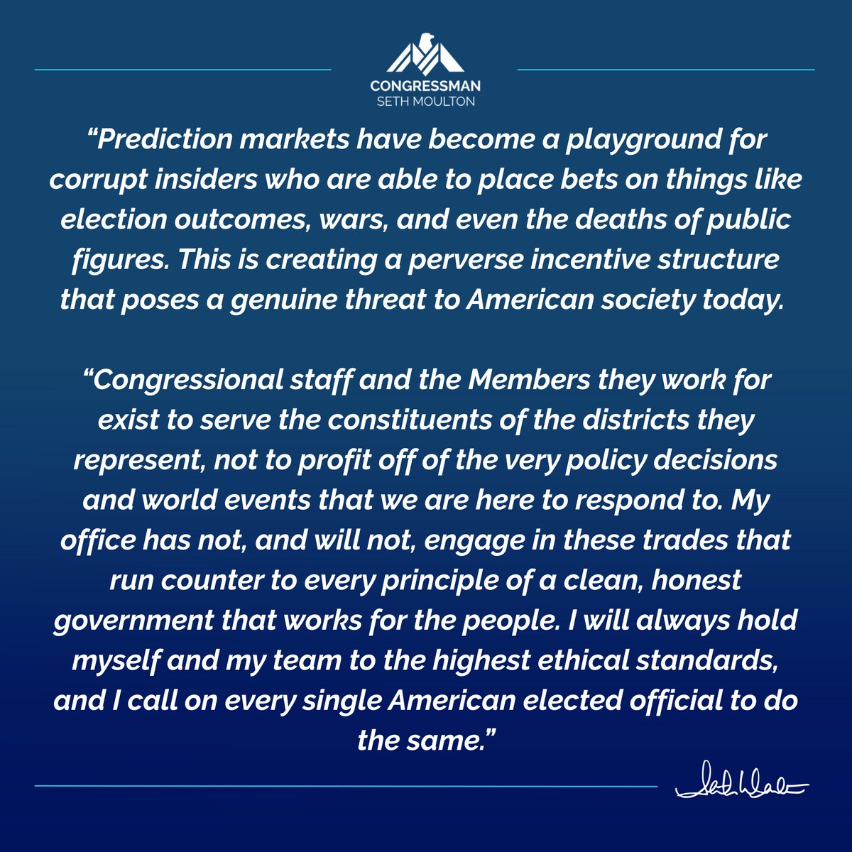 Rep. Seth Moulton Press Office tweet media