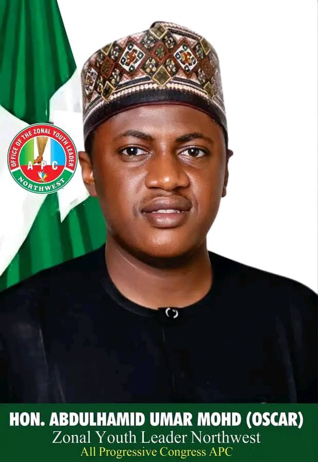 MSIngawa's tweet photo. APC Zonal Youth Leader (Northwest), Hon Abdulhamid Umar Mohd Oscar, @AbdulhamidOscar 

Congratulations Leader. https://t.co/o3kNZnrOeF