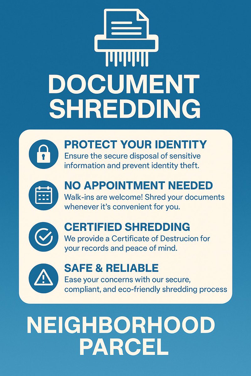 Document Shredding tweet media