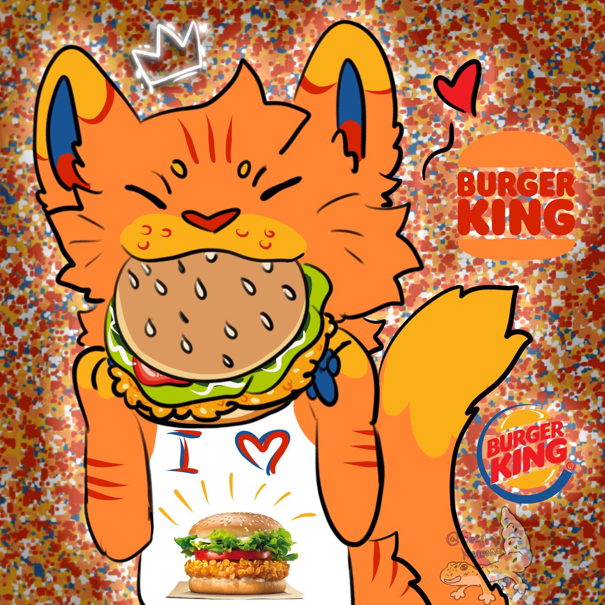 Adoro vuestras hamburguesas <a href="/burgerking_es/">Burger King</a> , sobre todo la crispy chicken, wopa.
Ya no hay dinero para hamburguesas, yo quiero hamburguesa, gatito quiere hamburguesa. 
Financien la comida del gatito comeloncito, por favooor 🥺 
Quiero trabajar en el burguer king y ser feliz 🥺🐾