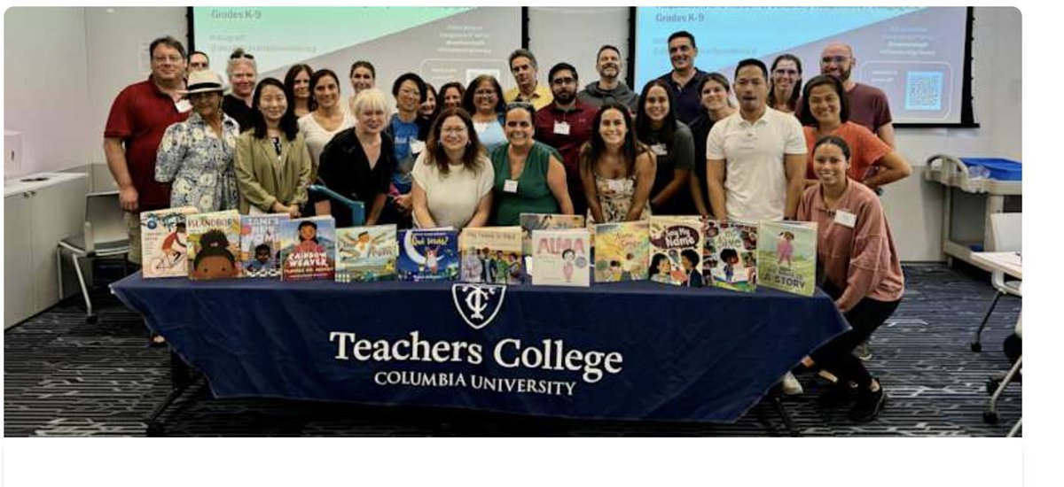 TCAdvancingLit's tweet image. June 1st we will be hosting a FREE  #Community #Learning day at @TeachersCollege
about Multilingualism w/ OASID!  

Here is an article about our symposium from last year! 

advancingliteracy.tc.columbia.edu/blog/bridging-… #ProfessionalLearning #ProfessionalDevelopment #Kidlit #Literacy #education