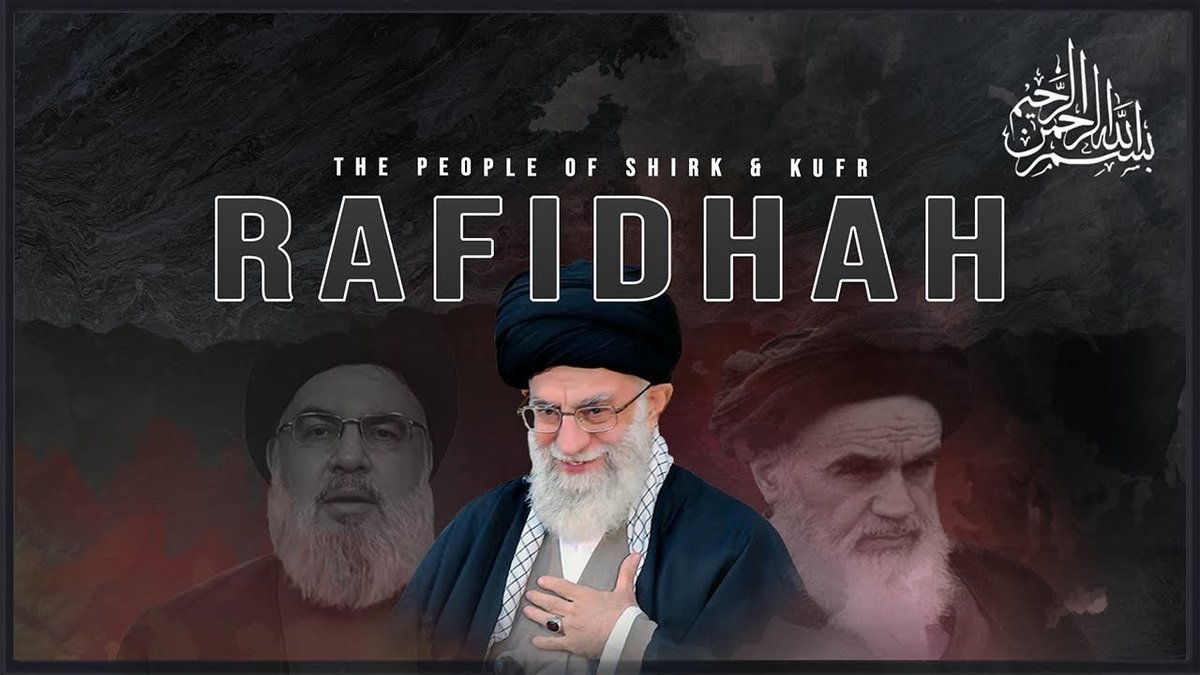 ProjectGuiding's tweet photo. This Big Mac with fries is now seeking unification with Muslims, after Iran — who up until very recently — was bombing/killing desecrating Ahlul Sunnah in Bilad Ash-Shām and Iraq. Historically, the Rafidhah have always been the poodles of the Jews and Christians in their war against Islam and the Muslims. Now, suddenly when their masters want to replace their poodle with another in Iran, they’re crying for unity. May Allah increase the punishment and destruction of the Mushrikeen of Iran, the disbelievers of Dubai, and surrounding gulf states, and likewise magnify the destruction upon the Apes and Swines and their allies — and May He Protect the Muslims wherever they are.

The enemies of Islam and the Muslims are slugging it out — a beautiful time to be alive. 

اللهم زد وبارك

For more information on the Rafidhah:

#NEW | THE RAFIDHAH | The People of Shirk & Kufr

https://t.co/FSMZwesQ9H