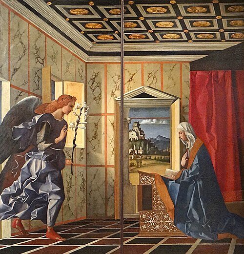 The Annunciation of Our Lord

Luke 1:38

And Mary said, “Behold, I am the servant of the Lord; let it be to me according to your word.” And the angel departed from her.

Artwork: Giovanni Bellini c. 1500