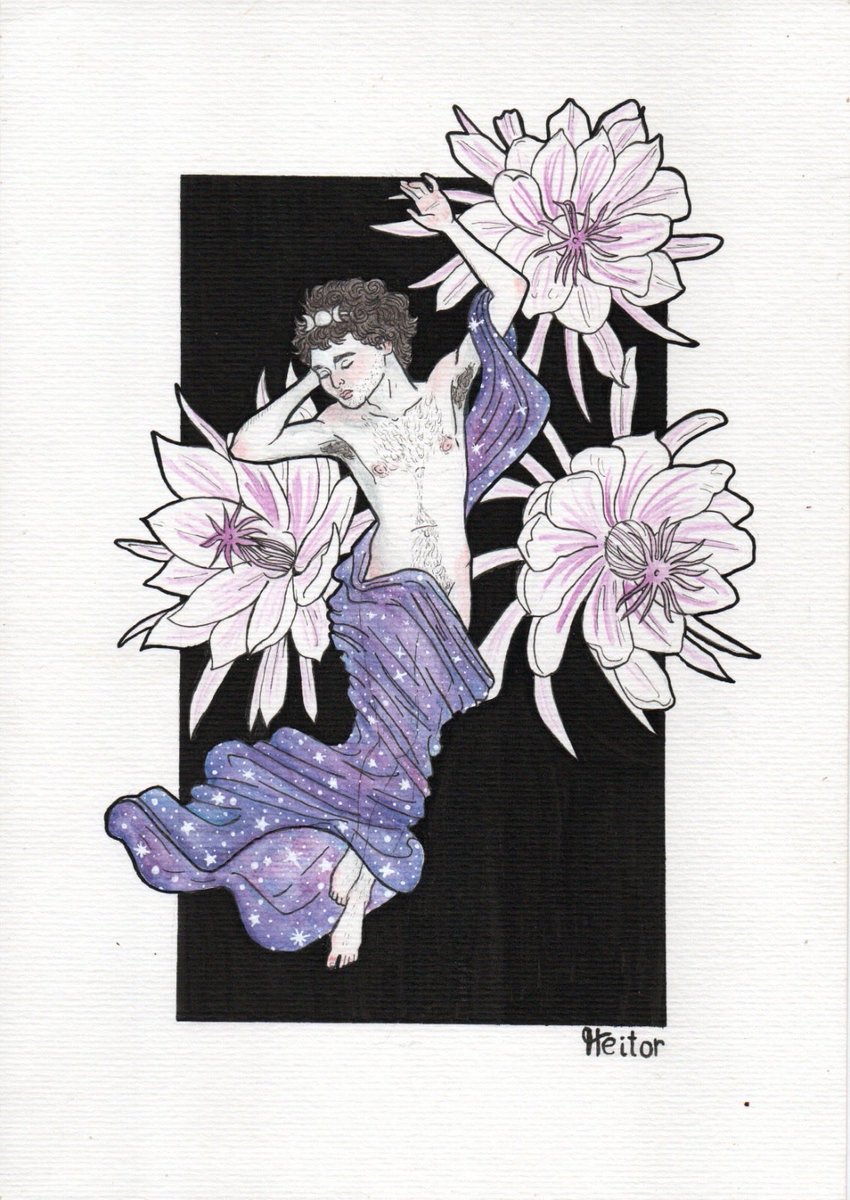 heitormsilva's tweet photo. “Lady of Night”

🖌️ Original artwork
📐 Mixed technique (India ink pen + colored pencils)
📄 A4 paper (21x29.7 cm)

#eroticart #gayart #queerart #artforsale #queerartist https://t.co/RBiW2szd2p