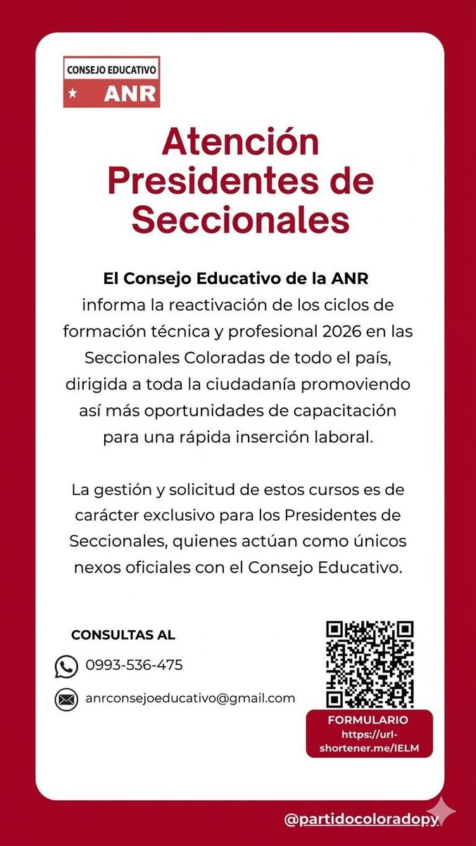 ANR - Paraguay tweet media