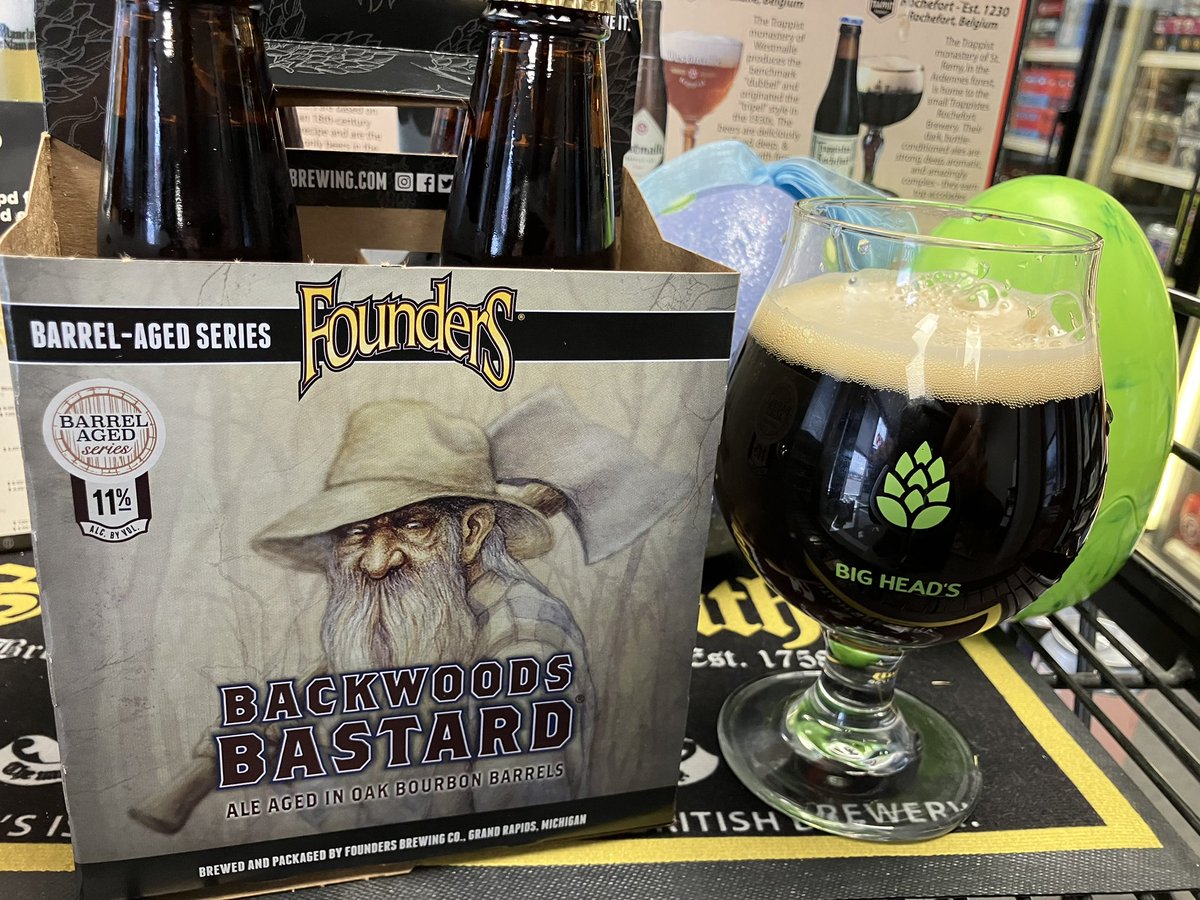 A favorite of many has landed back in the shop from <a href="/foundersbrewing/">Founders Brewing Co.</a> 🍻 Bourbon Barrel Aged Backwoods Bastard 🍻 #missoula #beerstore #bottleshop #founders #montana