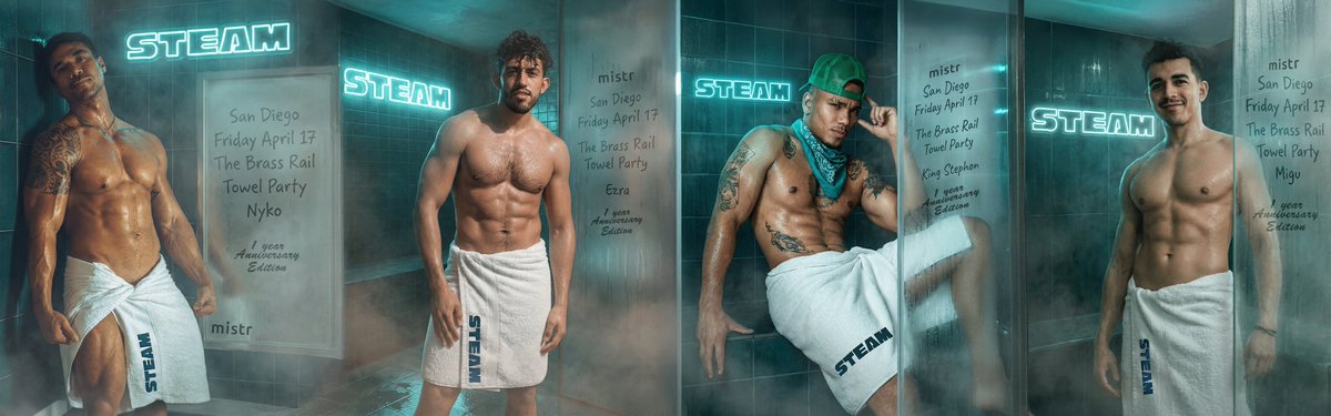 Steam Towel Party tweet media