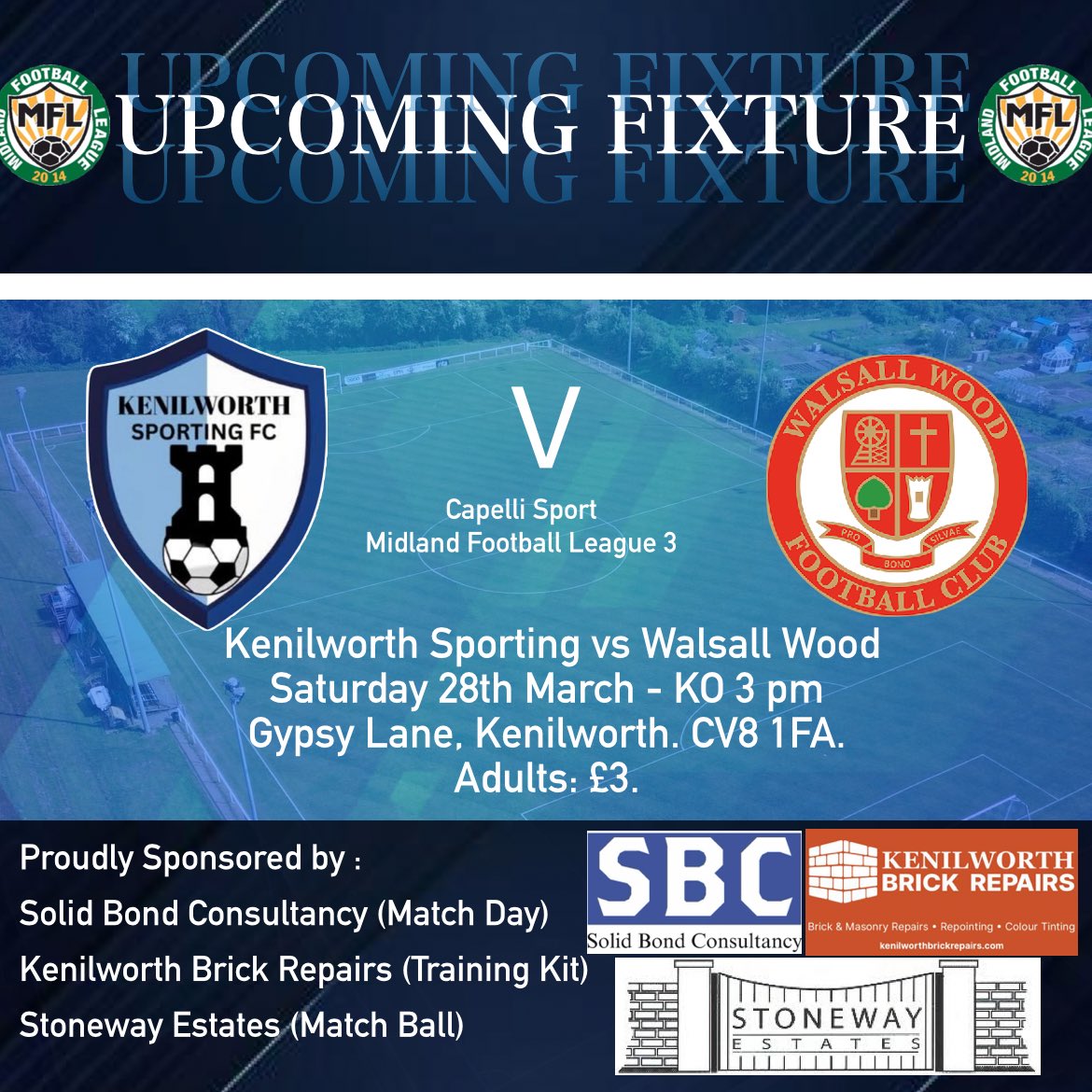 Kenilworth Sporting Football Club tweet media