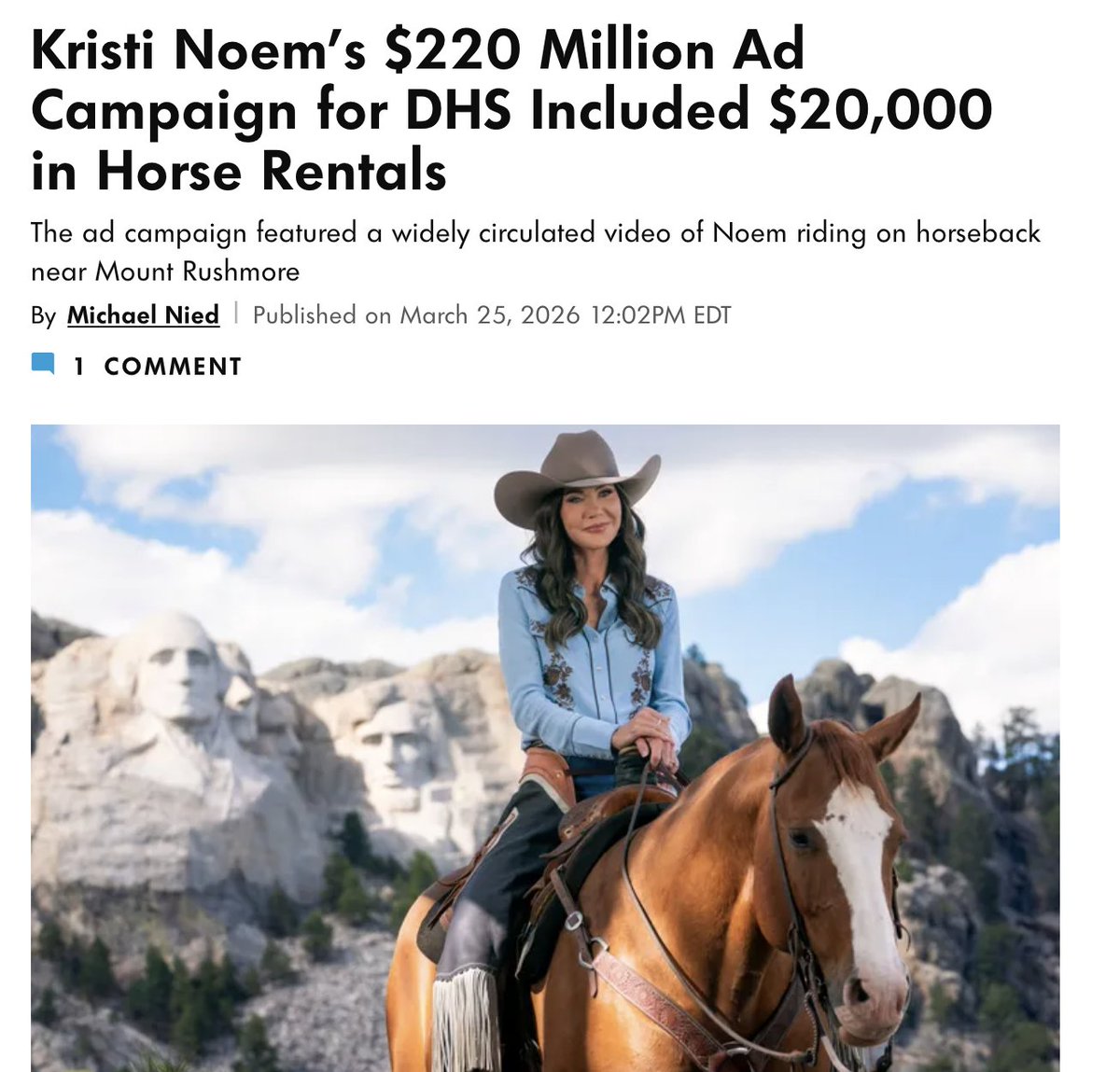 RakhiIsraniCA's tweet photo. Stuck in security at the airport? 

Just remember that this horse got paid more than your hard-working TSA agent. 

Thank them for their service while Trump blocks their pay to protect ICE. https://t.co/q7nYDzQwoj
