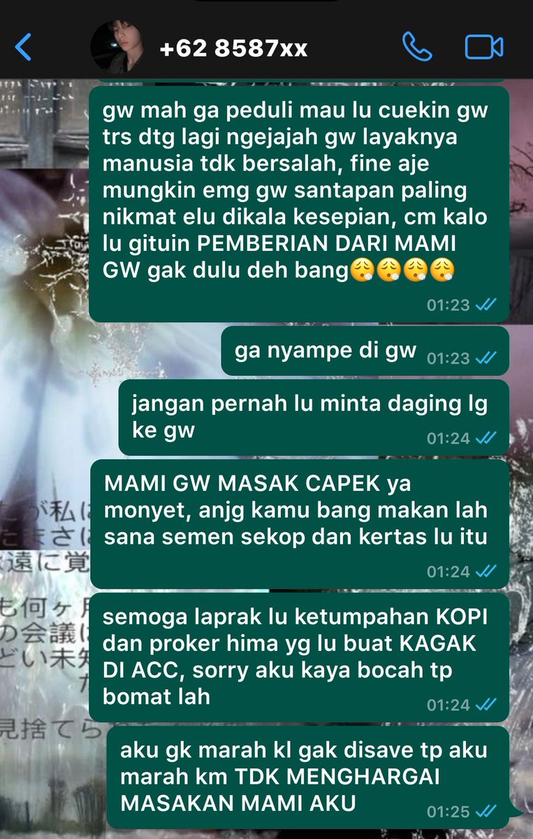 shaunthescript's tweet photo. jadi berantem bang https://t.co/zTulYFQc8g