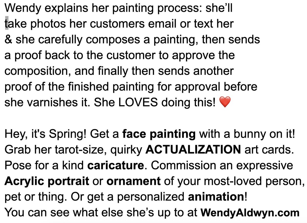 pyrrhophytes1's tweet image. Mar 28, 9AM-noon WendyAldwyn.com 919-538-5945 will be @    

#EnoRiverFarmersMarket 
144 E Margaret Lane, Hillsborough, NC 27278 

#CarySummerCamps
#SupportLocalArt
#ArtEducation 
#KidsArtClass 
#DigitalArtist 
#KidsCreate 
#ArtProjects 
#ArtLesson 
#ApexNC 
#Youth 
#OcNc