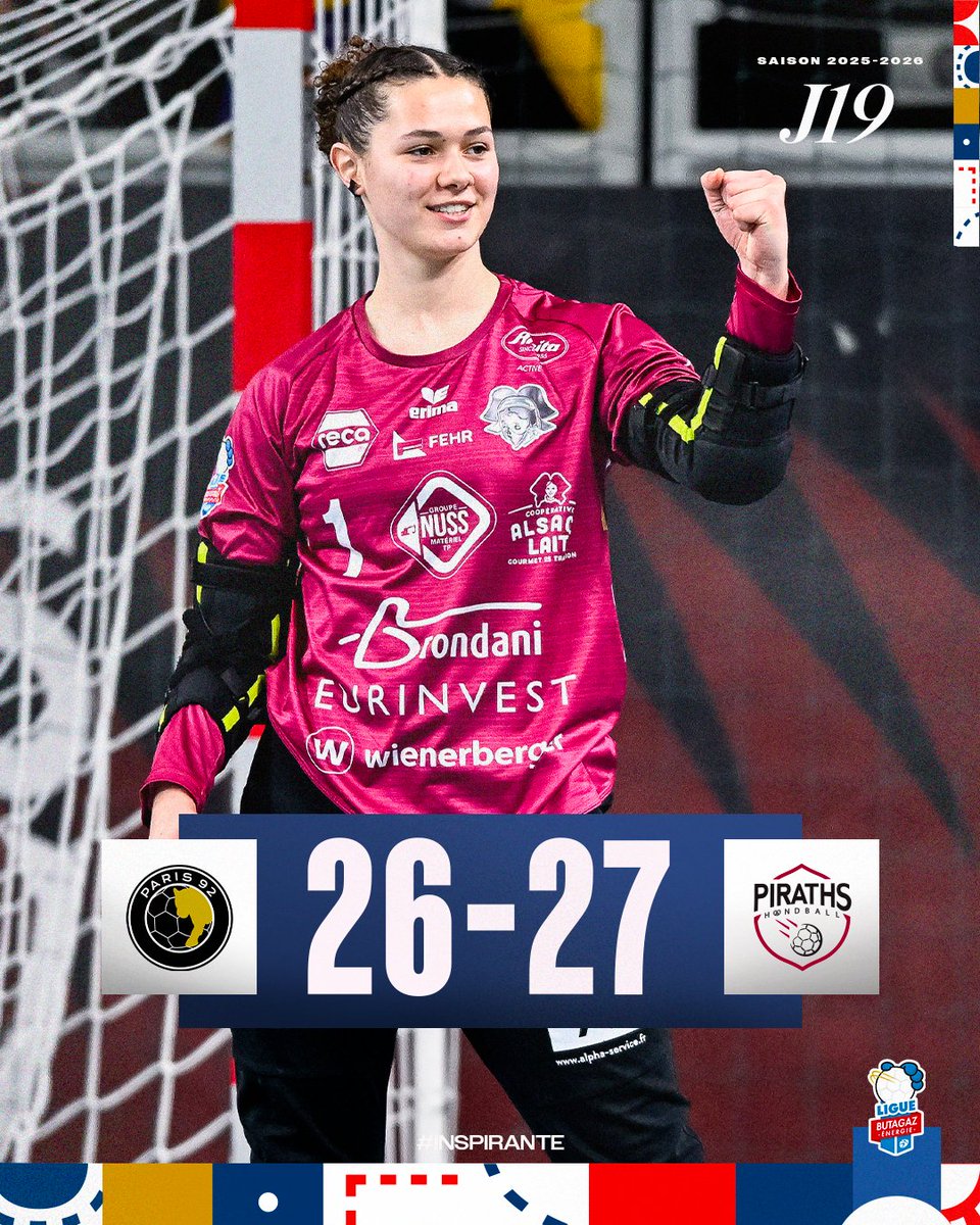 LFH_Officiel's tweet photo. ✊ La belle performance de @ath_handball qui s'impose sur le parquet de @Paris92_Off ! 

📊 Résultats &amp; Stats 👉 https://t.co/MeFaUCVSHF

#LigueButagazEnergie https://t.co/5IC7oUYAu1