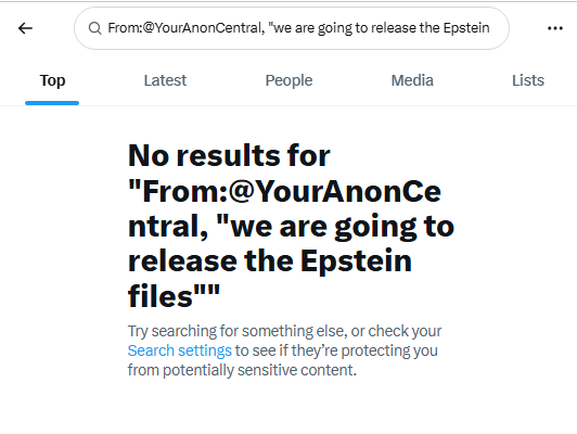 Anonymous tweet media