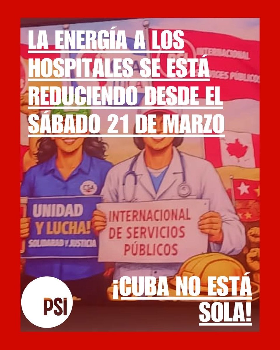 ISPinteramerica's tweet photo. #Cuba | Las afiliadas de la ISP se están organizando para convertir las declaraciones de solidaridad en acciones. Para entregar medicamentos, equipos y alimentos esenciales y actuar en solidaridad con el país que ha actuado en #solidaridad con todos.

#CubaNoEstáSola https://t.co/D36diLG2P9