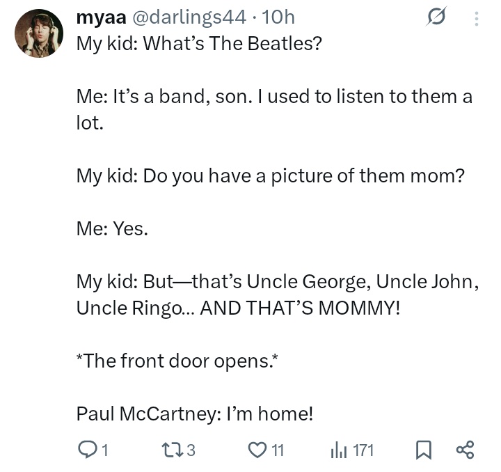 beatles fandom struggles (?) tweet media