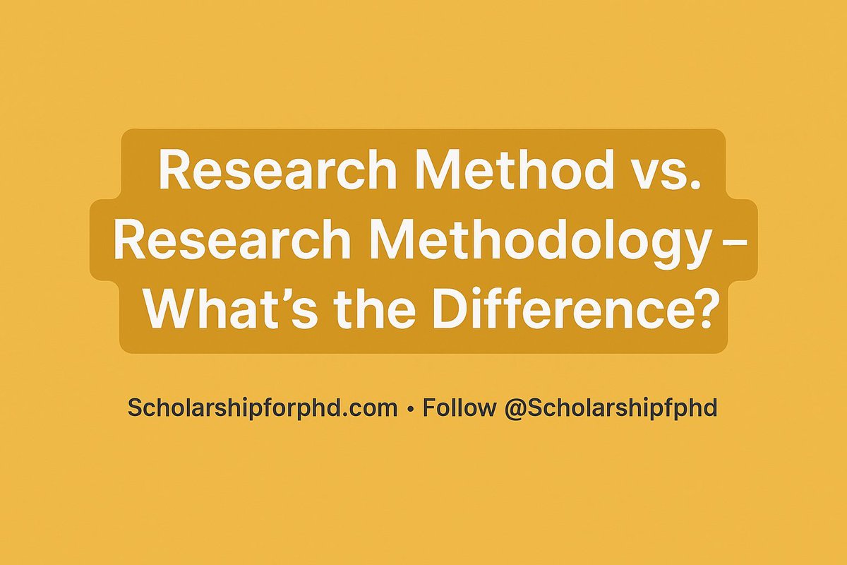 Research Method vs. Research Methodology – What’s the Difference ...