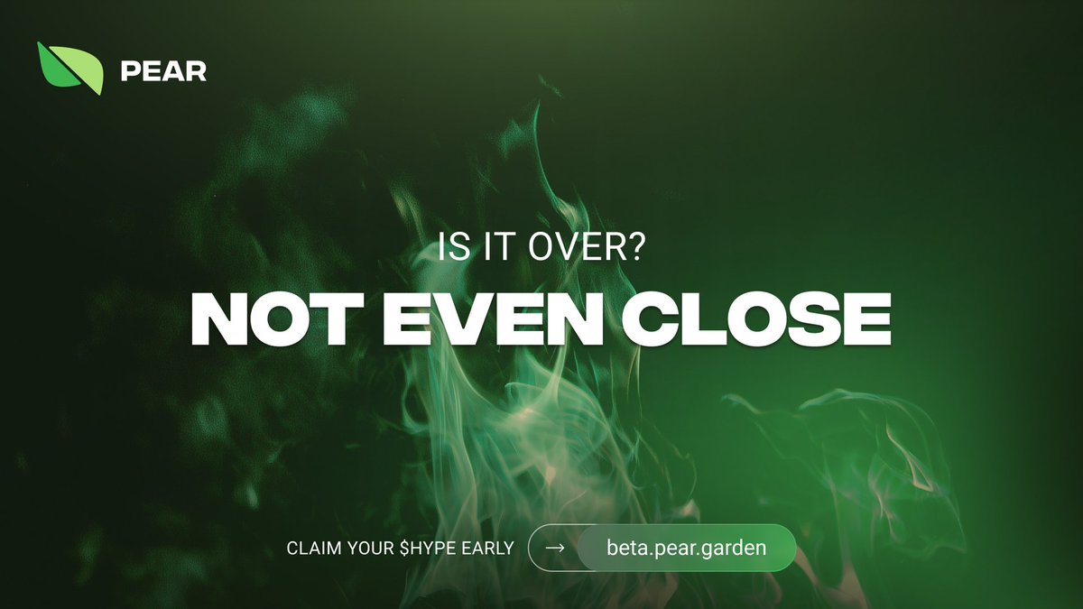Pear Protocol 🍐 (v2.1 arc) tweet media