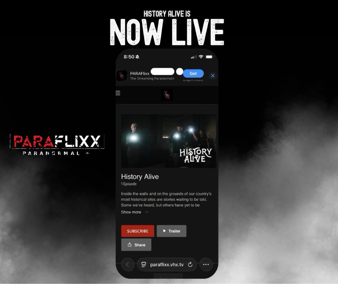 PARAFlixx paranormal+ tweet media