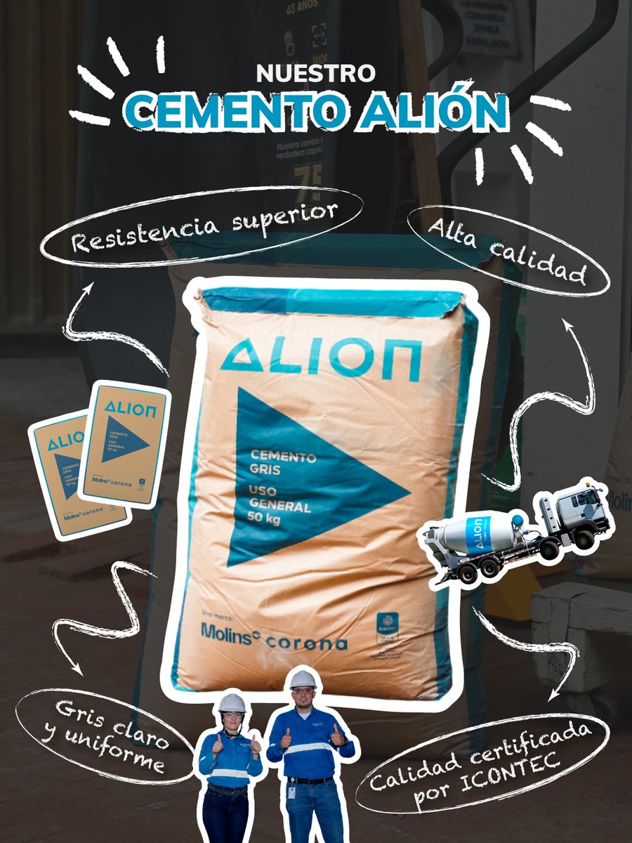 ferrecastillo's tweet photo. Aquí nos la jugamos con Cemento ALIÓN 💪💙
Alta calidad, resistencia superior y confianza para cada obra.
👉 Consíguelo aquí, en tu ferretería de confianza. #MeLaJuegoConAlion #ferreteria #neiva #Huila #cemento https://t.co/XkOhmkIwIm