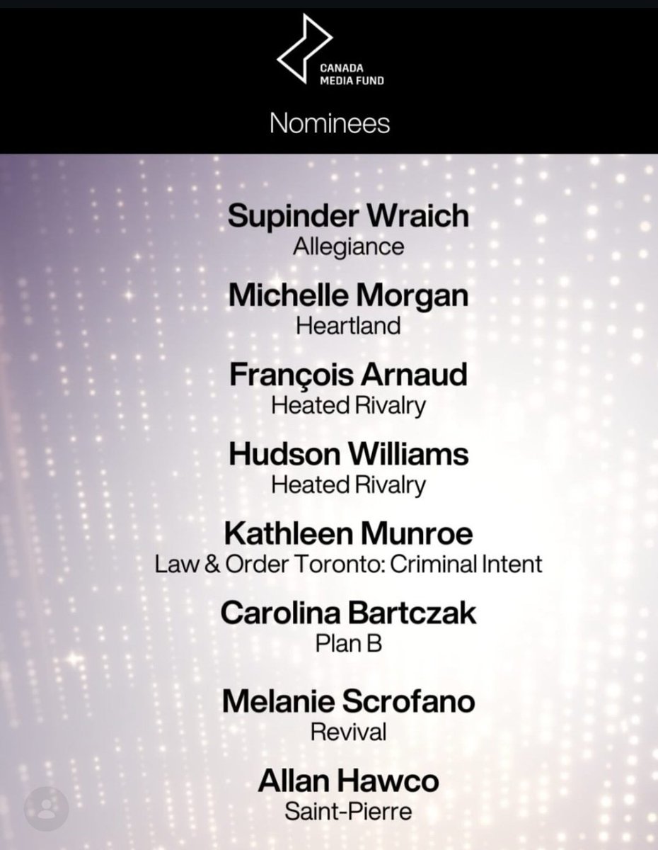 loveshack93's tweet image. #canadianscreenawards
#PROUDOFMEL #Revival