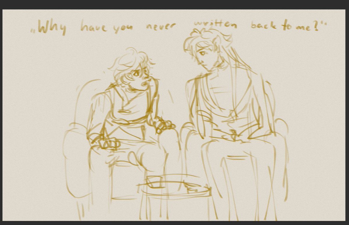 niai_ii's tweet image. i swear im still continuing this…. i may or may not have written a 5k fic to literALLY just this ONE conversation that has kept me from drawing it

#chili #zhongchi