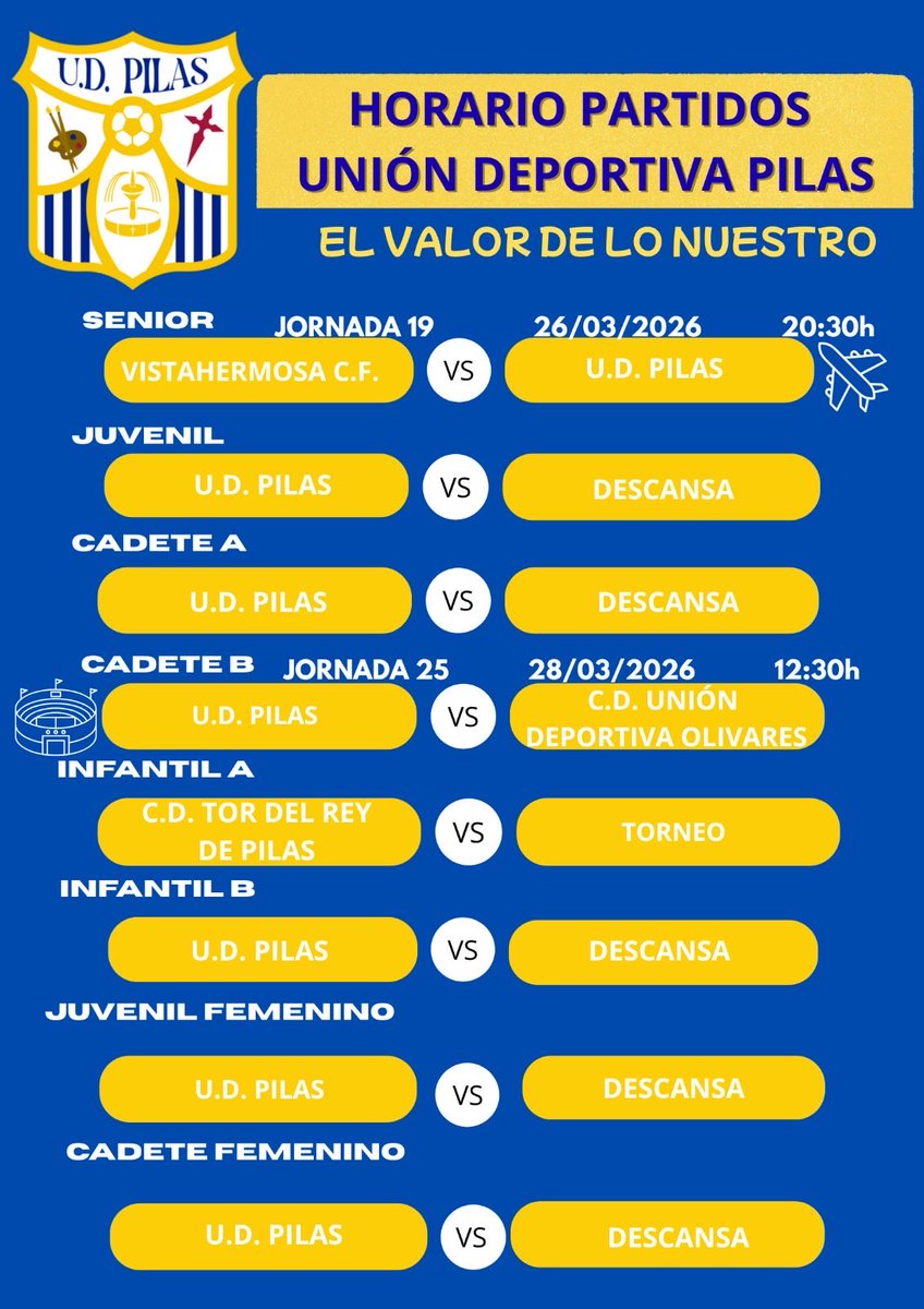 Unión Deportiva Pilas tweet media