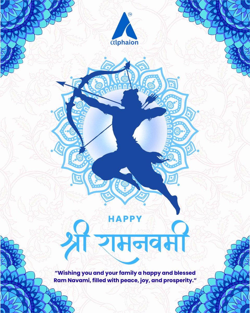 Alphaion_in's tweet photo. Celebrating truth, courage &amp; leadership this Ram Navami ✨ #JaiShreeRam #ramnavami #alphaion #ramnavami2026 https://t.co/q8CN8KBUg1