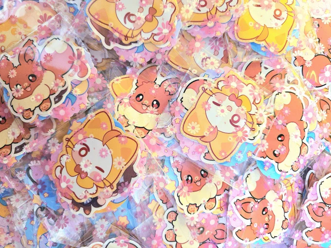 Here, making freebie bags for my customersss