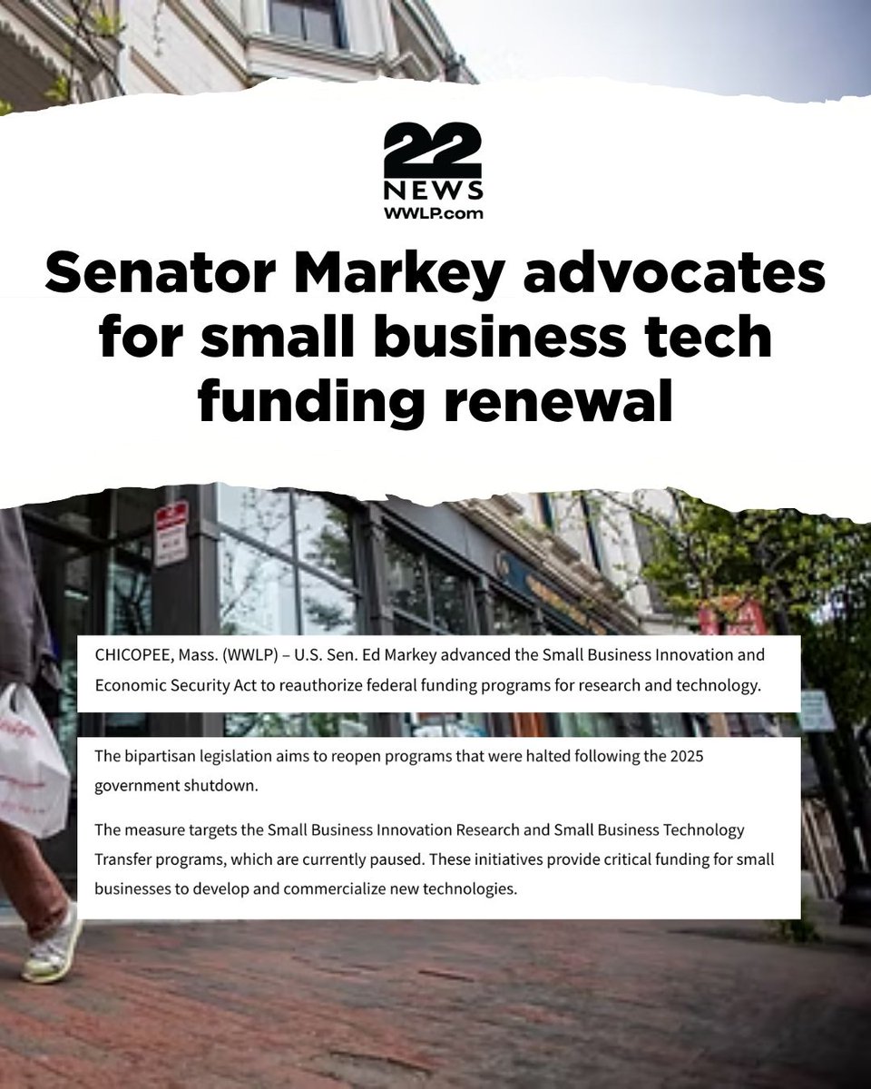 Senator Edward J. Markey tweet media