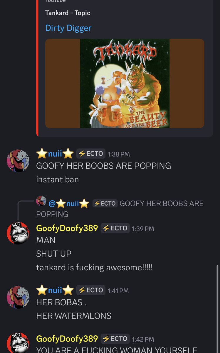 GoofyDoofy389's tweet photo. Annoying baby can’t handle breasts (annoying baby is woman herself) https://t.co/FFTIDK89Nw