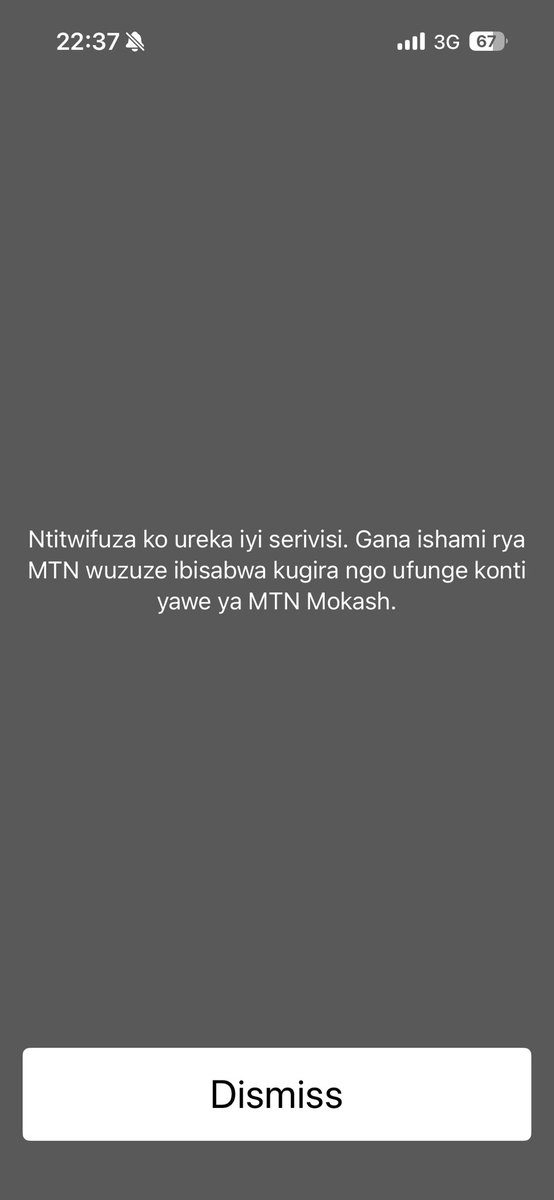 <a href="/MoMo_Rwanda/">Mobile Money Rwanda Ltd</a> iyi serivisi yanyu ya mokash ko nyifunguza mutansabye kugana ishami, kuberiki kuyifunga mumbwira ko mutabyifuza ngo ngane ishami ryanyu kndi njye nifuza kuyifunga?
