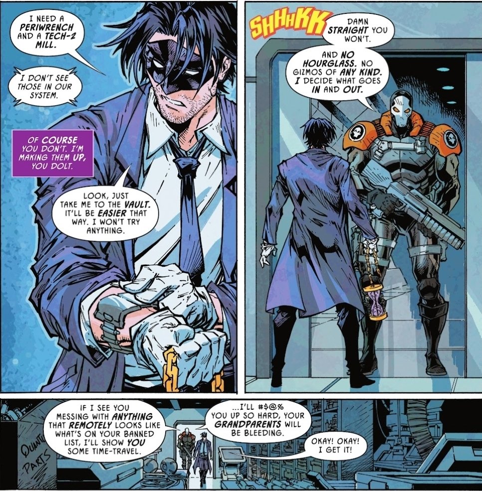 thevioletwitch7's tweet image. Lowkey kinda love this pathetic man #JohnStarr #TimeCommander #DC #DCcomics