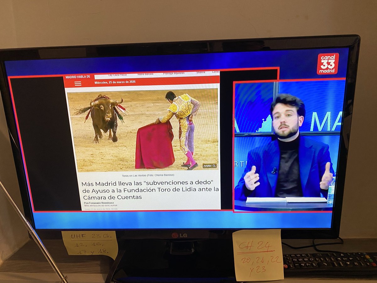 Canal 33 Madrid tweet media