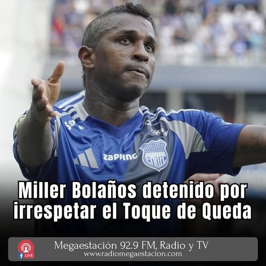 🚨ATENCIÓN || ⚡️¡Detienen a Miller ⚽️ Bolaños por irrespetar el toque de queda!
#RadioMegaestación #SantoDomingo #MillerBolaños #Emelec #ToquedeQueda
facebook.com/share/p/1Dm2DF…
