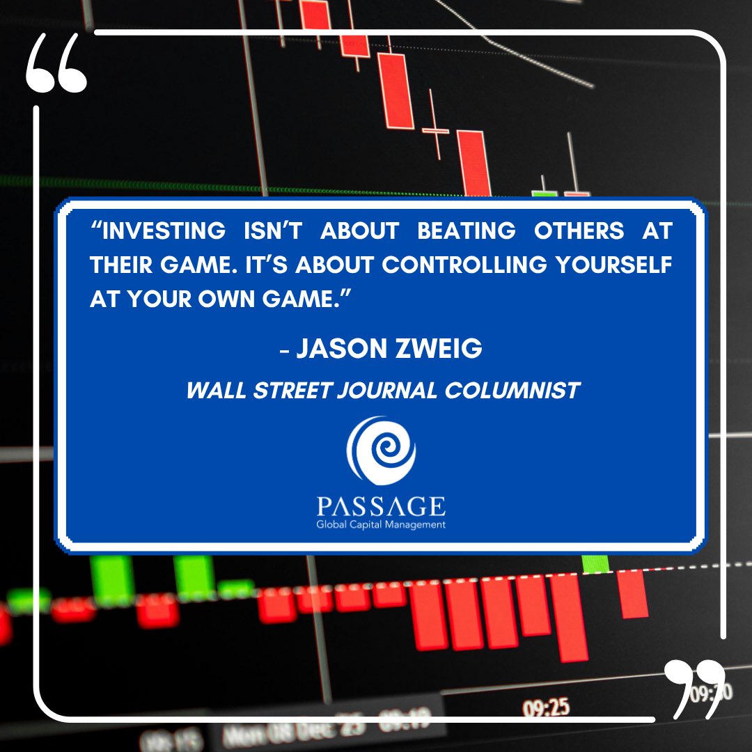 PassageGlobal's tweet photo. While external market fluctuations are unpredictable, the most manageable variable in any financial strategy is an individual's own emotional response. By prioritizing personal goals over peer comparisons, investors can maintain the consistency required for long-term compounding. https://t.co/0bx9ERcq0g