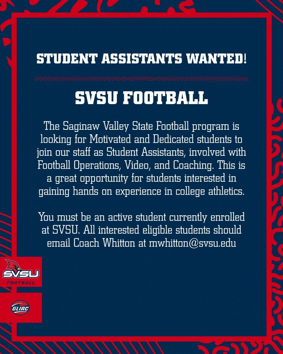 SVSU Football tweet media