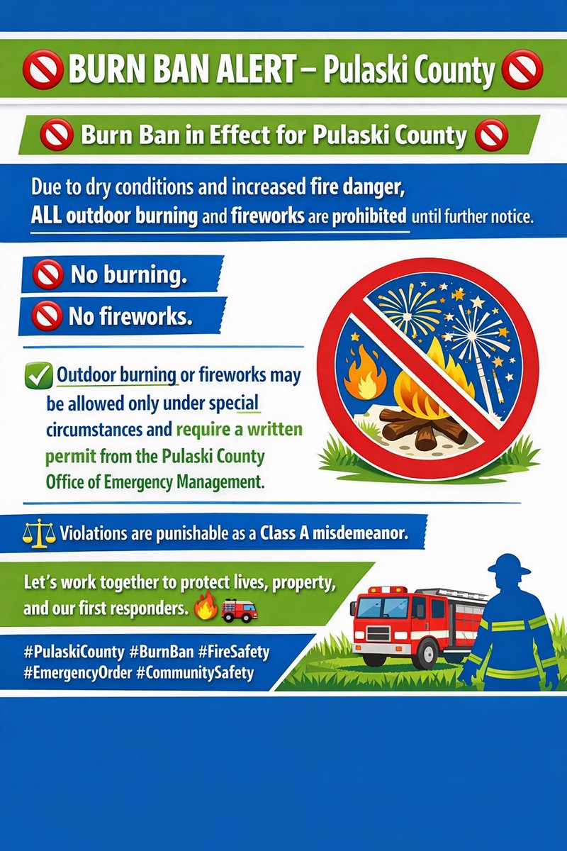 Pulaski County, AR tweet media