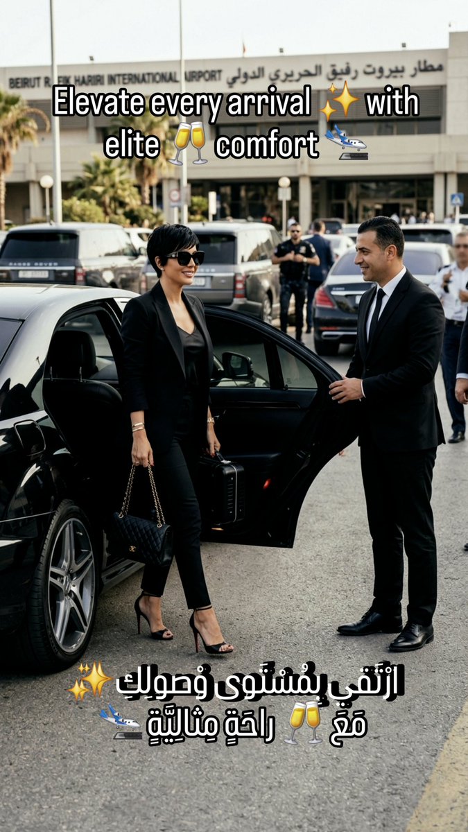 BoutrousB's tweet photo. Secure absolute safety and elite comfort straight from the gate with our professional chauffeurs ✨ 🛬.
#EliteLane #Travel
اضْمَني أَمانِكِ المُطْلَق وراحَتِكِ مِن لَحْظَة وْصولِكِ مَع شوفيرنا المُحْتَرِف ✨ 🛬.
#ايليت_لاين #سياحة https://t.co/nEn1J62Xjr