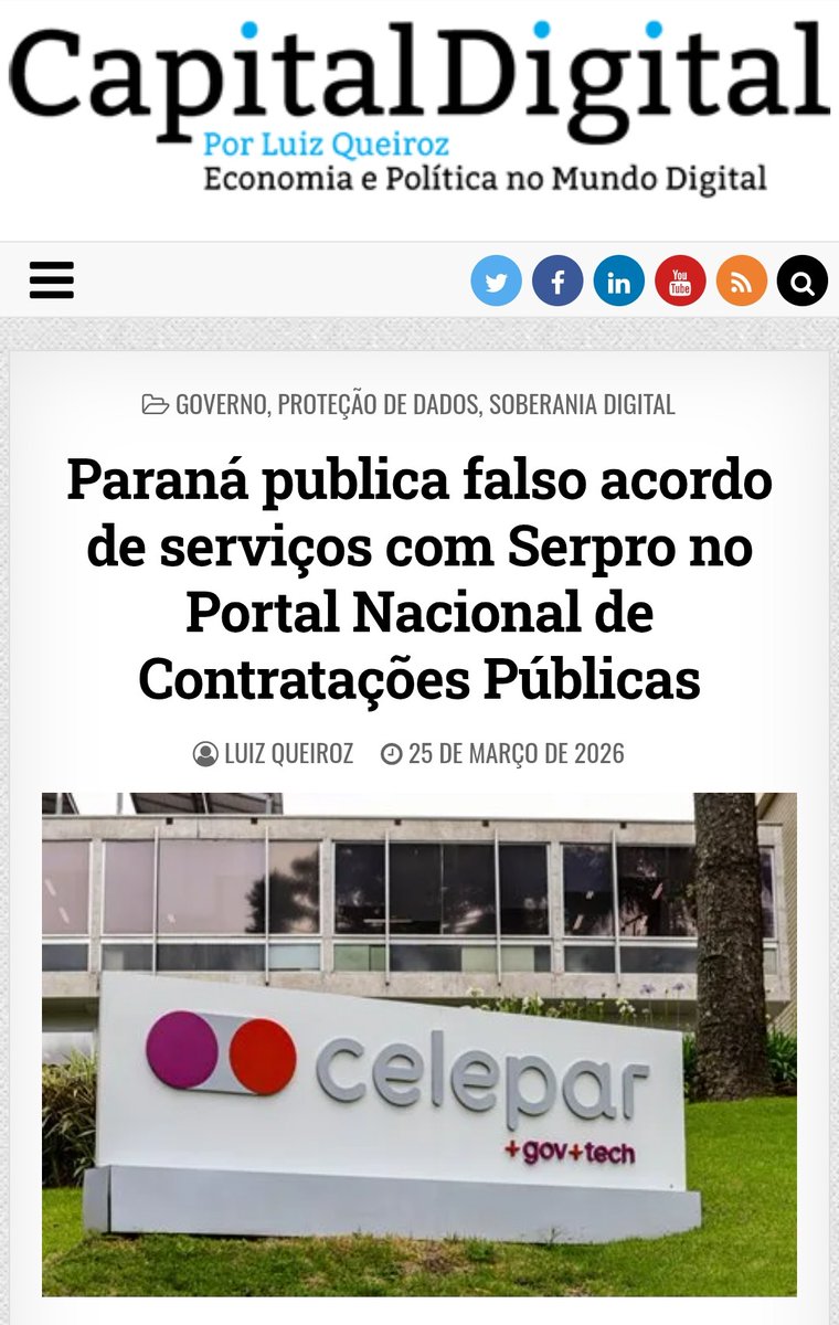 Luiz Queiroz - Capital Digital tweet media