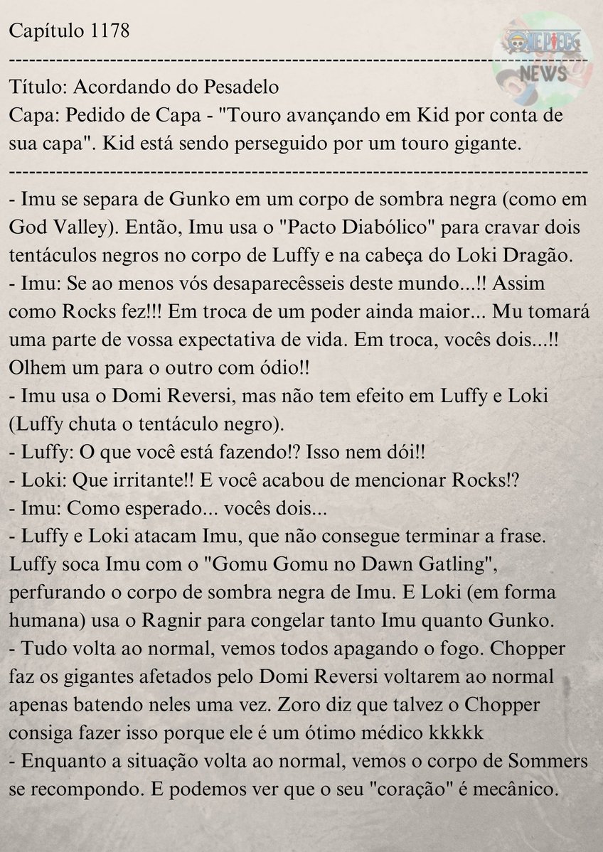 One Piece News tweet media