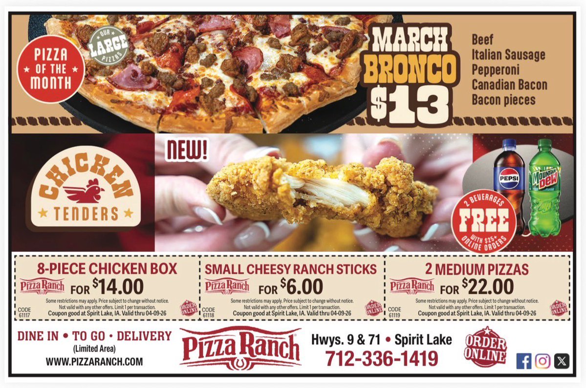 SL Pizza Ranch tweet media