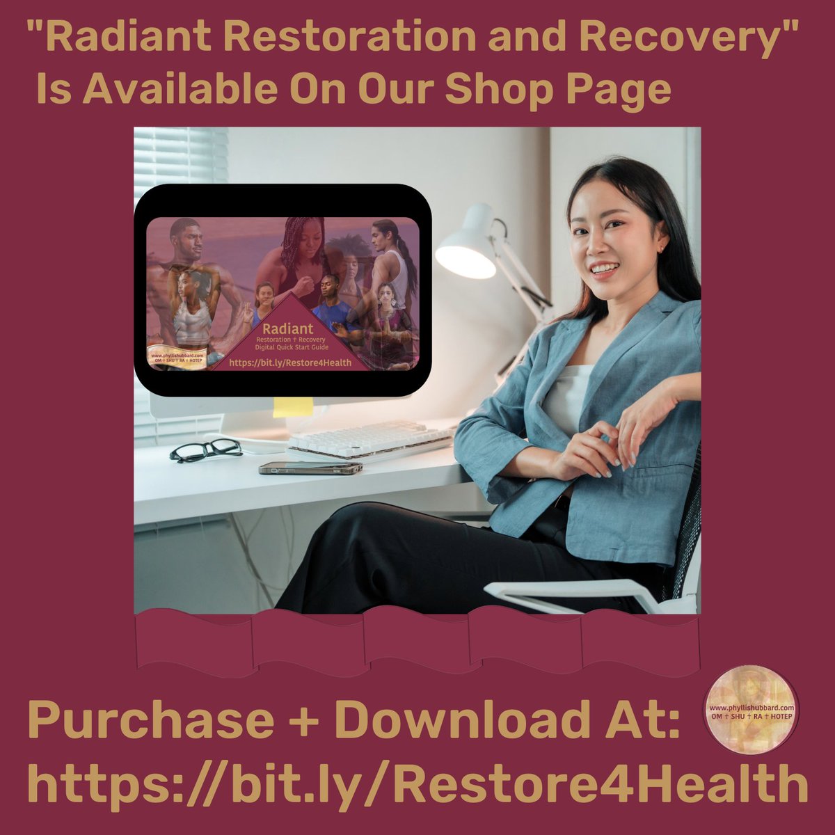 GetRadiant's tweet photo. Download It For Your Health - "Radiant Restoration And Recovery” helps you to increase immunity and strengthen organ functions. Transform fears into inspired healing actions. Purchase + download at: https://t.co/y5apCQeCvg. https://t.co/Jcm8NG6oL3
