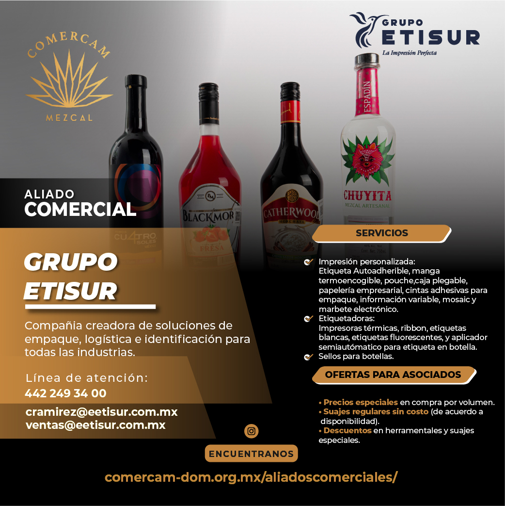𝐆𝐑𝐔𝐏𝐎 𝐄𝐓𝐈𝐒𝐔𝐑
Aliado #COMERCAM, impulsa tu operación con sus soluciones en empaque, logística e identificación diseñadas para múltiples industrias.

Consulta más sobre este aliado y sus beneficios para asociados en:
comercam-dom.org.mx/aliadoscomerci…